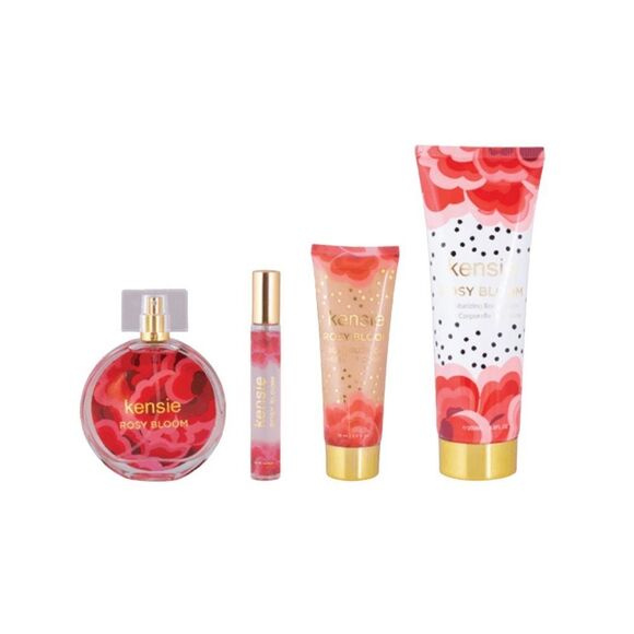 Kensie Rosy Bloom 4-Piece Gift Set - Picture 3 of 16